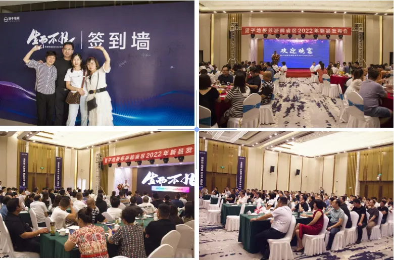 扬子地板在滁州召开苏浙皖省区 2022 年新品发布会(图 2)